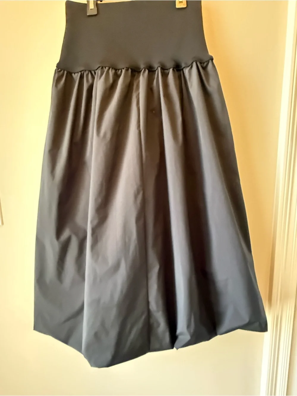 Emerson Lang Black Balloon Midi Skirt - Women’s Size Medium Elegant Chic